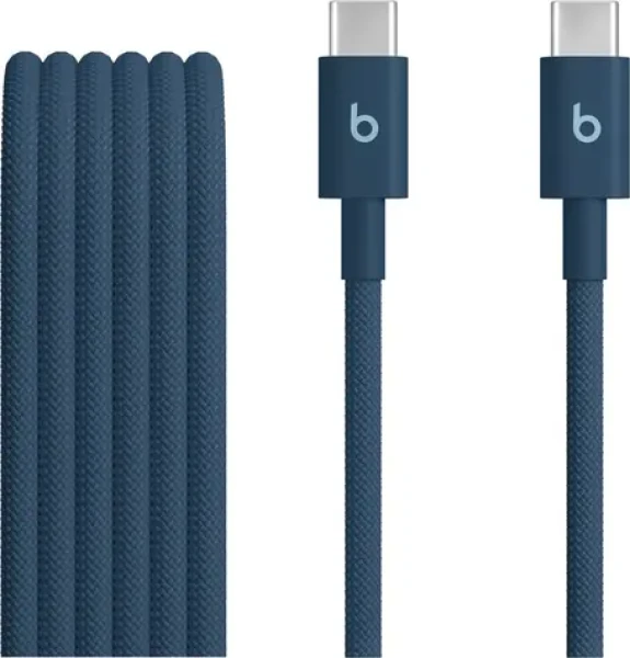 Beats kábel USB-C (M) - USB-C (M) 1.5 m modrá / opletený / 60W (MDGE4EE/A)
