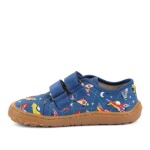 Chlapčenské plátené barefoot tenisky CANVAS BLUE ELECTRIC Froddo G1700440-5 - 25