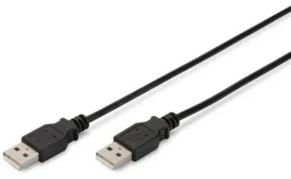 Digitus AK-300101-010-S čierna / USB kábel / USB-A / 1 m (AK-300101-010-S)