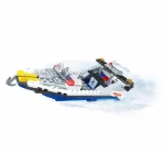 BLOXO 259904 Kompatibilná stavebnica polícia loď 195 ks