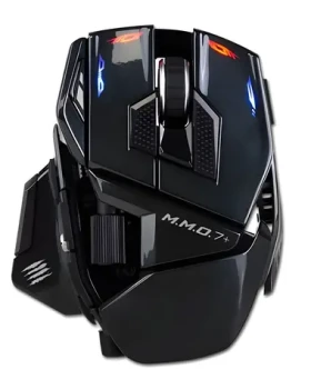 MadCatz MMO 7+ čierna / Herná myš / Optická / 26000dpi / 22 tlačidiel / USB / 1000Hz (MM10NHINBL000-0)