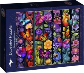 BlueBird Puzzle Kvety a motýle
