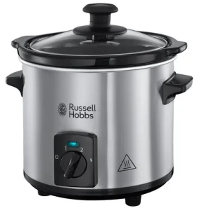 Russell Hobbs Compact Home 25570-56 / pomalý hrniec / 145 W / 2L / 3 teploty / strieborná (25570-56)