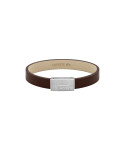Lacoste Hnedý kožený náramok Lacoste Traveller 2040071