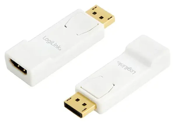 LogiLink CV0057 DisplayPort (M) - HDMI (F) biela / Adaptér / Video / 1920 x 1080 (CV0057)