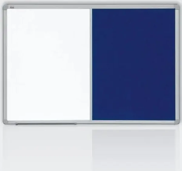 2x3 Kombinovaná tabuľa 60x90 filc modrá amp; magnet / rám ALU23 (5907636708650)