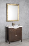AQUALINE - ZARA 80 keramické umývadlo nábytkové 79,5x46cm, biela 10080