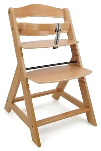Jedálenská stolička rastúca prírodná / Jedálenská stolička / bukové drevo / od 6 mesiacov / nosnosť 90 kg (56605011)