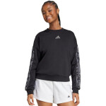Dámska mikina adidas Animal Print 3-Stripes French Terry Sweatshirt black JM1835 2 XL