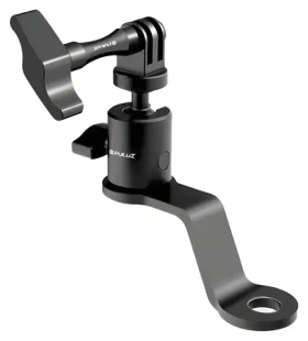 Puluz PU1056B čierna / Držiak na zrkadlo motocykla / pre športové kamery GoPro, DJI, Insta360 / nosnosť 2 kg (PU1056B)
