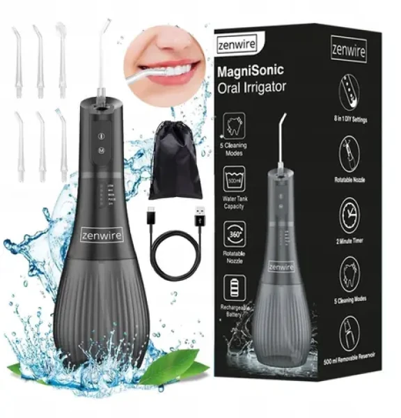 Zenwire Ústny irigátor bezdrôtový / Ústny irigátor / 500 ml (5904507521684)