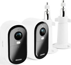 Arlo ESSENTIAL 2 FHD Outdoor Camera 2pack W/2-Wall Mount Retail BDL