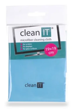 Clean IT čistiaca utierka z mikrovlákna (19x19cm) modrá (CL-710)