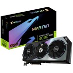 GIGABYTE AORUS GeForce RTX 4080 SUPER MASTER 16G / 2295-2625 MHz / 16GB GDDR6X / 256Bit / 1x HDMI + 3x DP / 320W (16) (GV-N408SAORUS M-16GD)