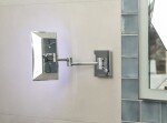SAPHO - Závesné kozmetické zrkadlo LED, 160x240, chróm MW834