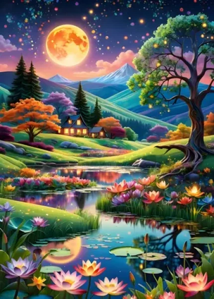 ALIPSON Puzzle Noc za splnu