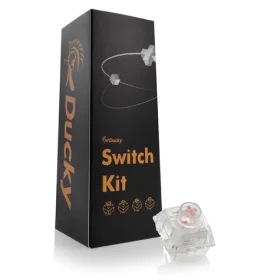 Ducky TTC Heart Switch / mechanická / 3-Pin / lineárne / MX-Stem / 42g / transparentné / 110 kláves (DSK110-LPA1)