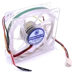 Primecooler PC-L802512ST červená / Ventilátor do PC / 80 mm / 3pin / 2400 rpm / LED (PC-L802512ST/RED)