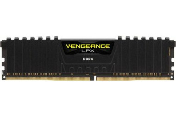 Corsair Vengeance LPX Black 32GB (1x32GB) 2666 MHz / DDR4 / PC4-21300 / CL16-18-18-35 / 1.2V / XMP2.0 / s chladičom (CMK32GX4M1A2666C16)