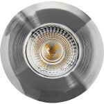 Heitronic 500668 DL7202 LED vstavané svetlo LED pevne zabudované LED osvetlenie 5 W niklová; 500668