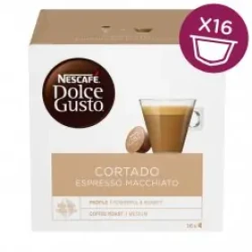NESCAFÉ DOLCE GUSTO Cortado Espresso Macchiato / Káva v kapsule / 16ks (Cortado Espresso Macciato / 12)