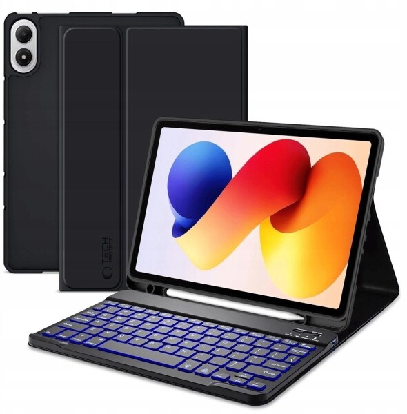 4kom.pl TECH-PROTECT SC PEN + KEYBOARD XIAOMI POCO PAD M1 / REDMI PAD 2 PRO 12.1 BLACK