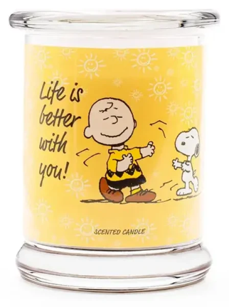 PEANUTS Vonná sviečka Life is better with you 250 g / Vonná sviečka (A1829)