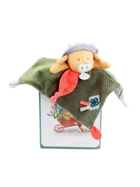 Doudou Darčeková sada Plyšový muchláčik kravička Aneth 27 cm