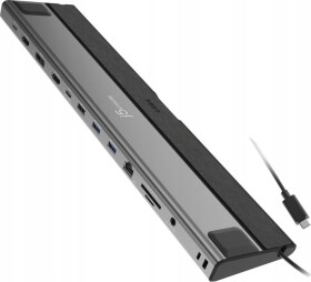 J5create j5create JCD554-N stacja dokująca Przewodowa USB4 Čierny, Sivý