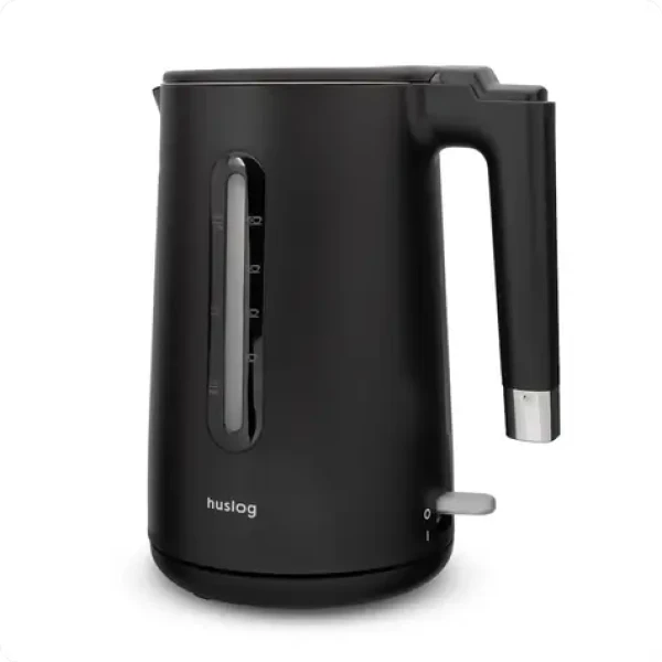 Huslog HUS1073 čierna / Rýchlovarná kanvica / 1,5 l / 2200 W / nerez / otočná základňa 360° (OWN000151)