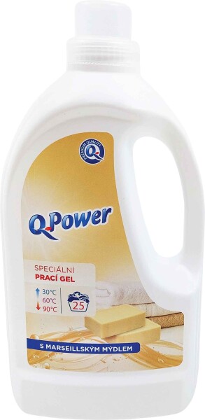 Q Power prací gél 25PD Marseilské mydlo