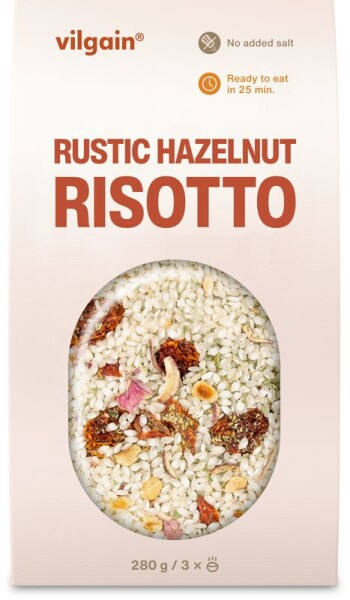 Vilgain Toskánske rizoto s lieskovými orechmi – 280 g