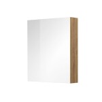 Mereo Aira, Mailo, Opto, Vigo kúpeľňová galerka 60 cm, zrkadlová skrinka, dub Riviera CN715GR