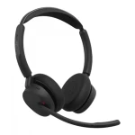 JABRA Evolve3 45 Stereo Link 390c UC čierna / Slúchadlá / mikrofón / USB-C + Bluetooth (34599-989-899)