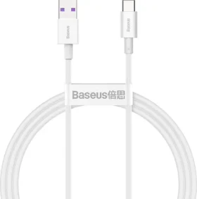 Baseus CATYS-02 biela / Kábel USB-A (M) - USB-C (M) / 1 m (CATYS-02)