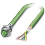 Bus system flush-type socket SACCBP-FSB-5CON-PG9/2,0-900SCO 1437627 Phoenix Contact; 1437627