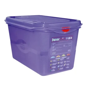 Denox GASTRONOX ALLERGEN fialová / Gastronádoba / GN 1/4 / 150 mm / 4,3 l / PP / Hermetická