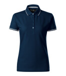 Dámska hladká polokošeľa Perfection navy blue L