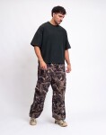 Carhartt WIP Fletcher Pant Camo Feather Tree, Black L