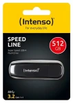INTENSO Speed Line 512GB čierna / Flash disk / USB-A 3.2 Gen 1 / čítanie: 70 MB/s (3533493)