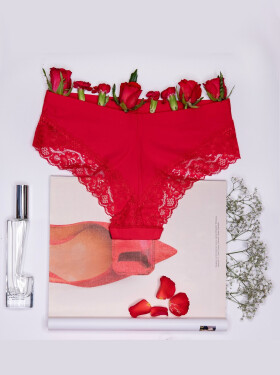 Dámske nohavičky Cheekie Brasil Red - Julimex S
