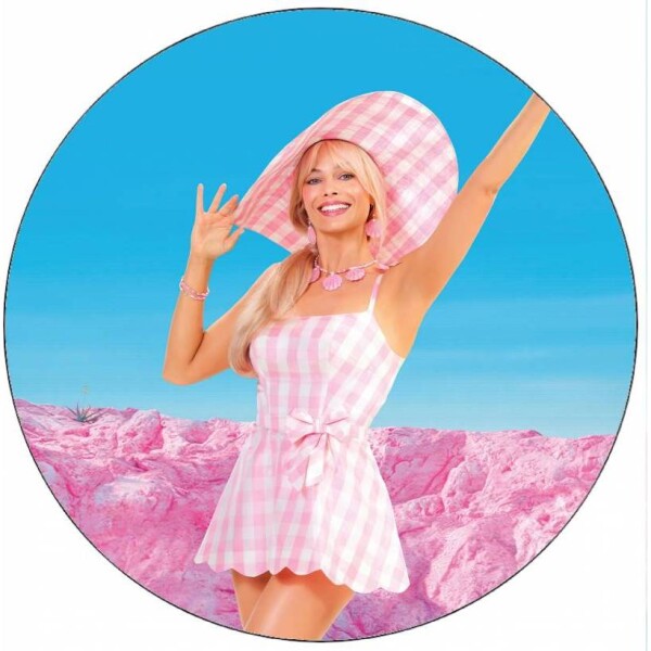 Jedlý papier mávajúci Barbie 19,5 cm - Pictu Hap - Pictu Hap