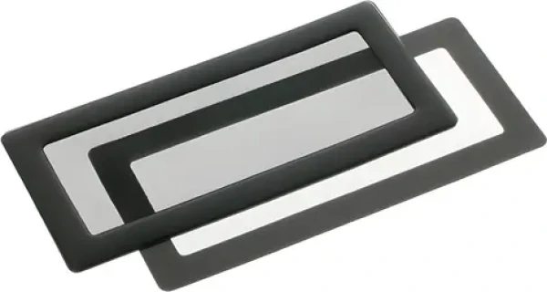 DEMCiflex 40 mm / Magnetický prachový filter / hranatý / 2 ks / čierna (DF0077)