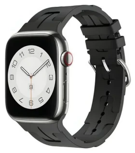 Beline Silicone Ultra čierna / Remienok / Silikónový / Pre Apple Watch 38/40/41 mm