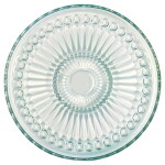 GREEN GATE Sklenený tanier Alice Cool Mint 18,5 cm