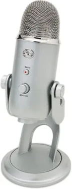 Blue Yeti strieborná / stolný mikrofón / USB (988-000238)