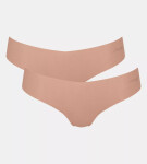 Dámske nohavičky ZERO Modal 2.0 Hipstring 2P - CAMEO BROWN - béžové 00ME - SLOGGI BROWN S