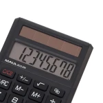 Maul ECO 250 čierna / Kalkulačka vrecková / osemmiestna / solárne napájanie (7268290)