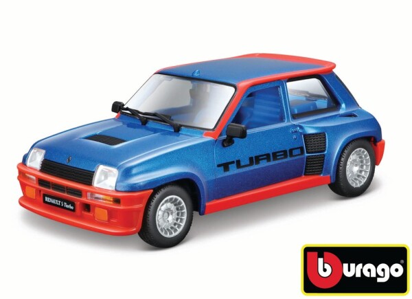 Bburago 1:24 Renault 5 Turbo modré, Bburago, W007358