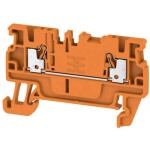 Weidmüller 1552830000 priechodná svorka 3.5 mm pružinová svorka oranžová 100 ks; 1552830000